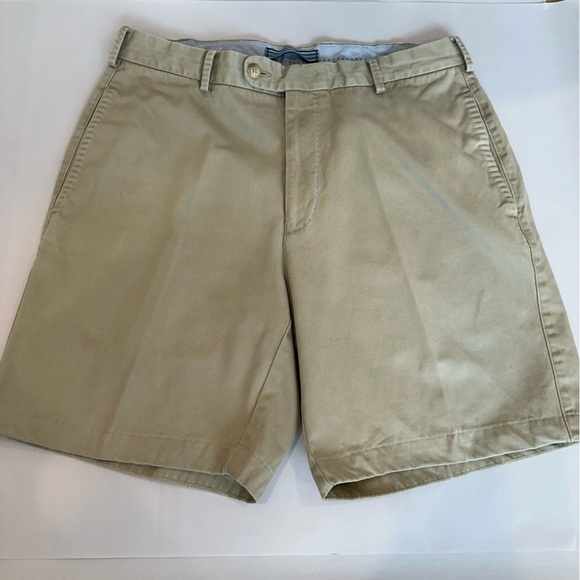 Peter Millar Other - Peter Millar 8” Golf Shorts Chino Brown Preppy Mens Nice Khaki Pants Size 32